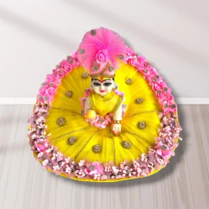 Laddu Gopal Dress Pink Flowers