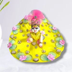 Laddu Gopal Yellow Poshak