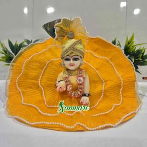 Designer Laddu Gopal Yellow Dress | Sanware Official Store